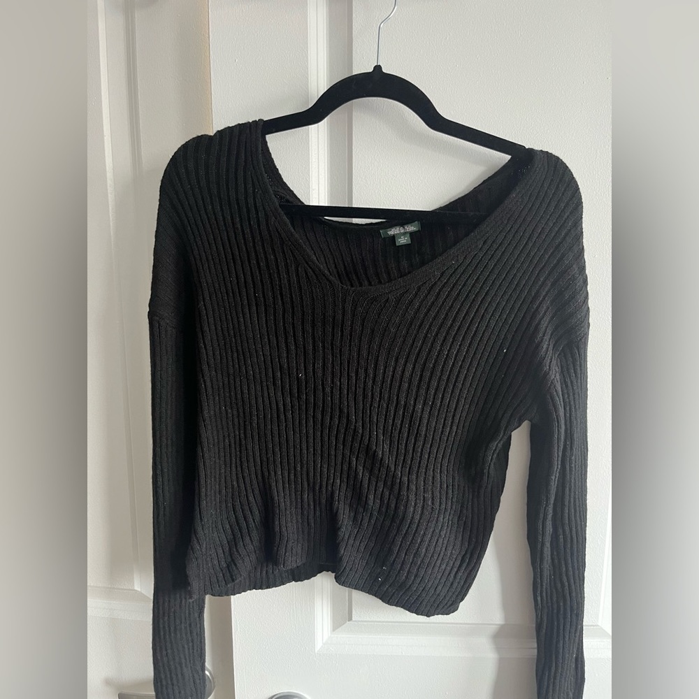 Wild fable black sweater
